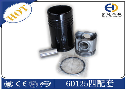 小松發動機配件 6D125四配套 PC400-7活塞環活塞銷缸套